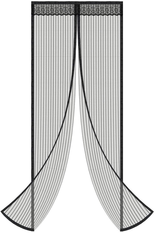 Magnetic Screen Door Easy Install Screen Door Magnetic Door Screen Pet Friendly Sliding Door Screen Door Mesh Door Screen Net for Doors Screen for Door (Polyester Screen Door 38"X83")